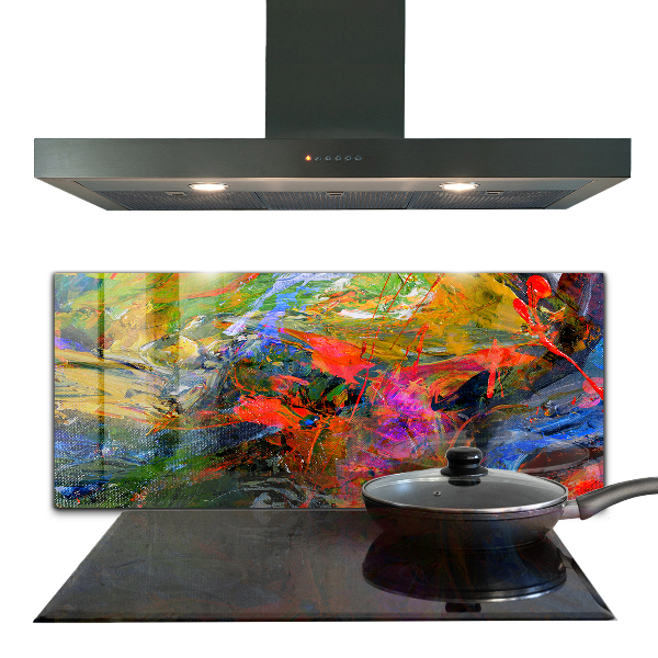 Konyhai panel Színrobbanás