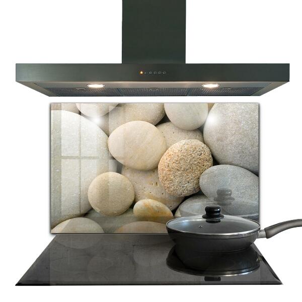 Konyhai hátfal panel Köves tengerpart