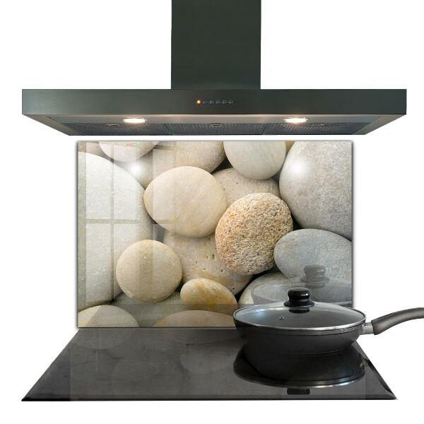 Konyhai hátfal panel Köves tengerpart