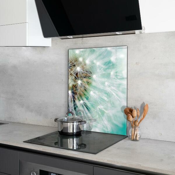 Konyhai fali panel Pitypang a szélben növény