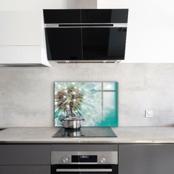 Konyhai fali panel Pitypang a szélben növény