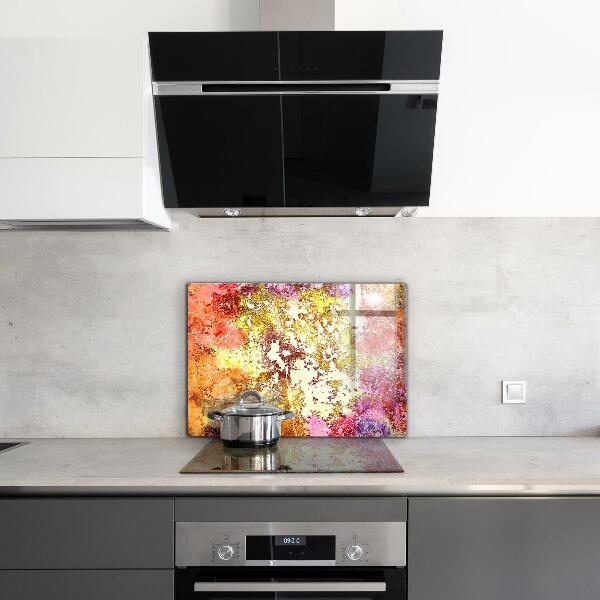 Konyhai panel Narancssárga absztrakció