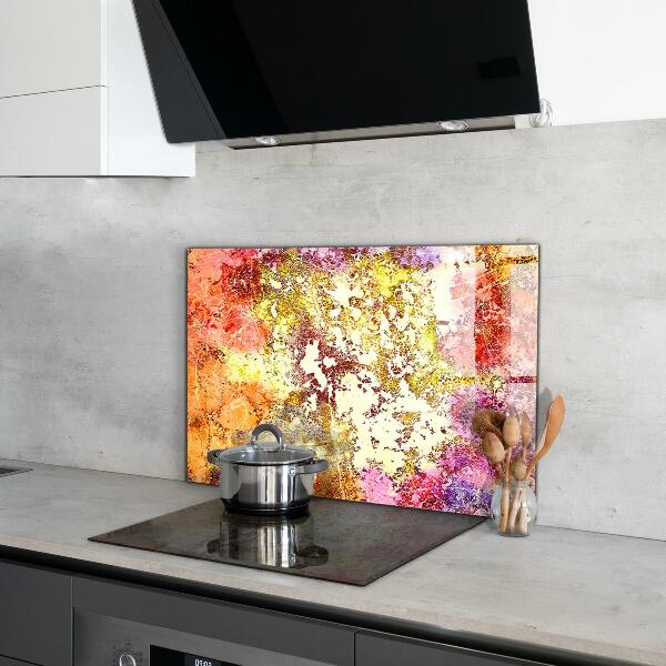 Konyhai panel Narancssárga absztrakció