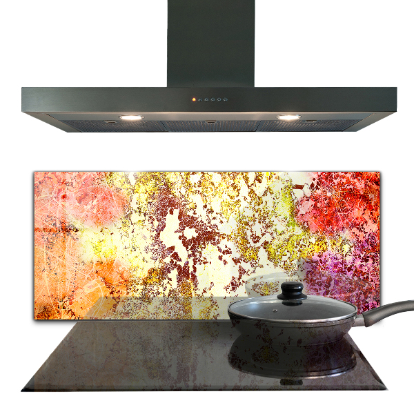 Konyhai panel Narancssárga absztrakció