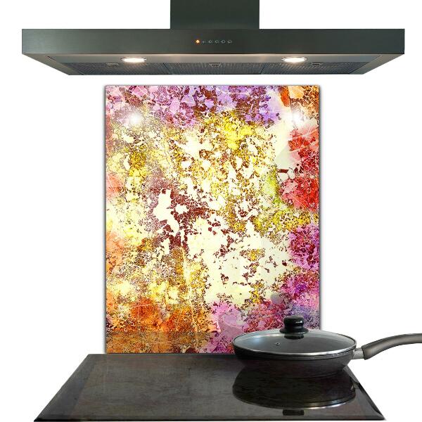 Konyhai panel Narancssárga absztrakció