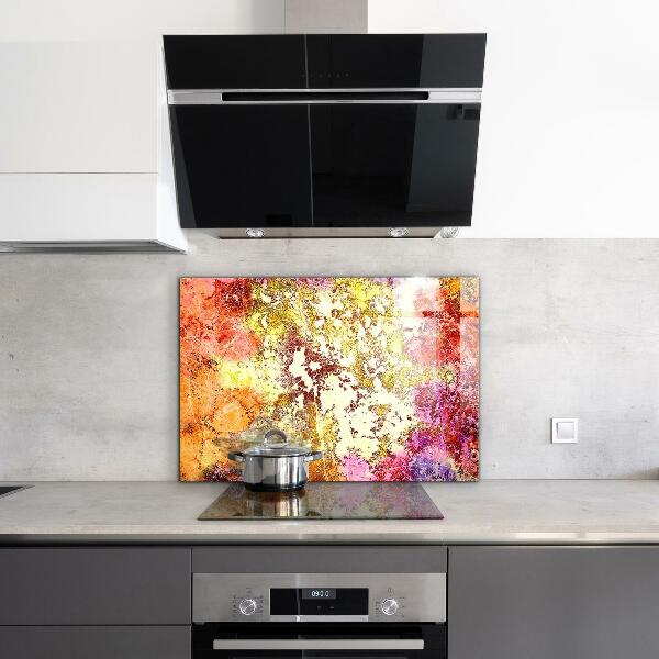 Konyhai panel Narancssárga absztrakció