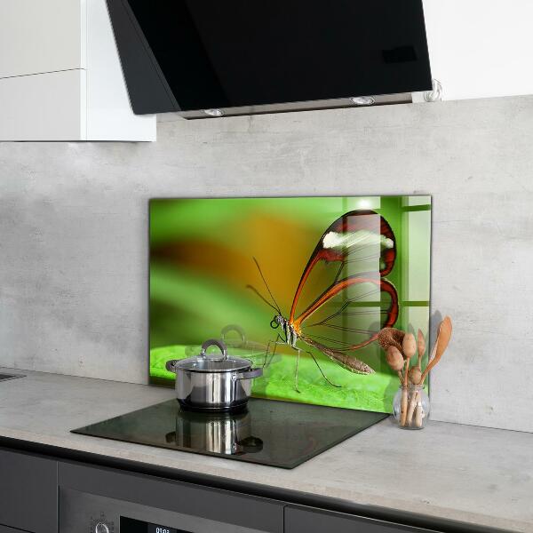 Konyhai panel Pillangó a levélen