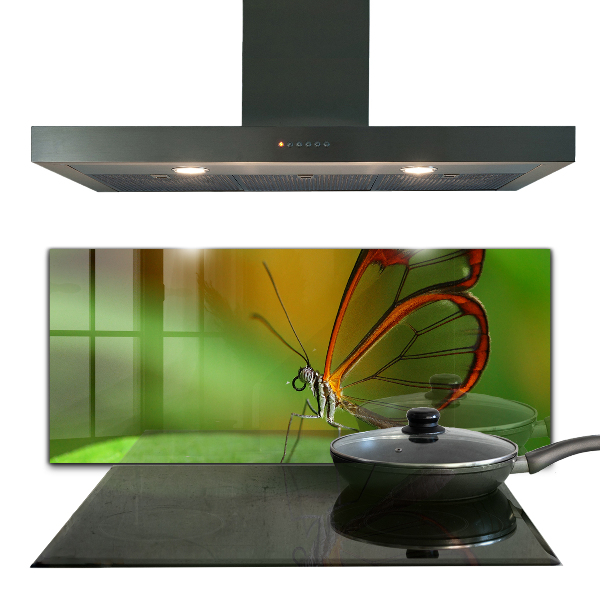 Konyhai panel Pillangó a levélen