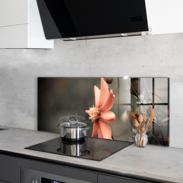 Konyhai fali panel Vintage virág bimbó