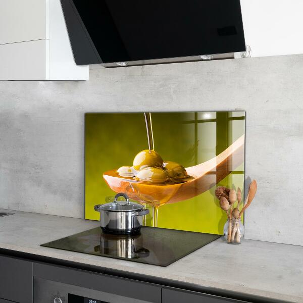 Konyhai panel Frissen sajtolt olívaolaj