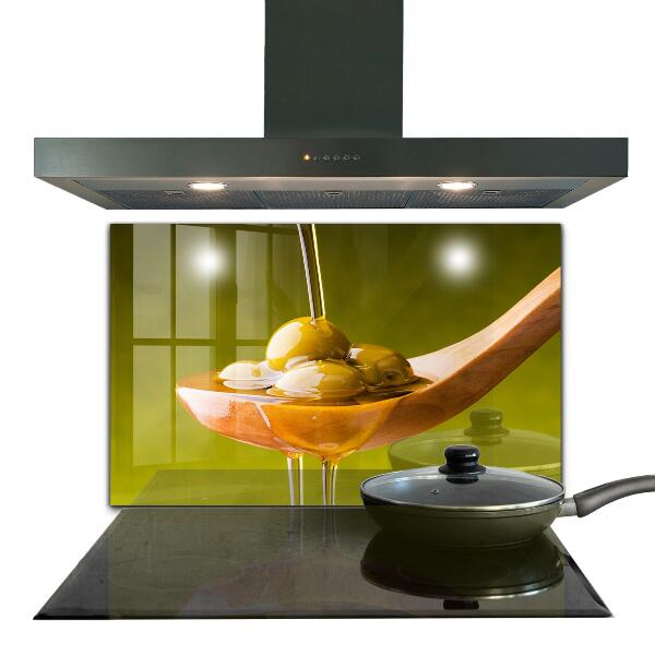 Konyhai panel Frissen sajtolt olívaolaj