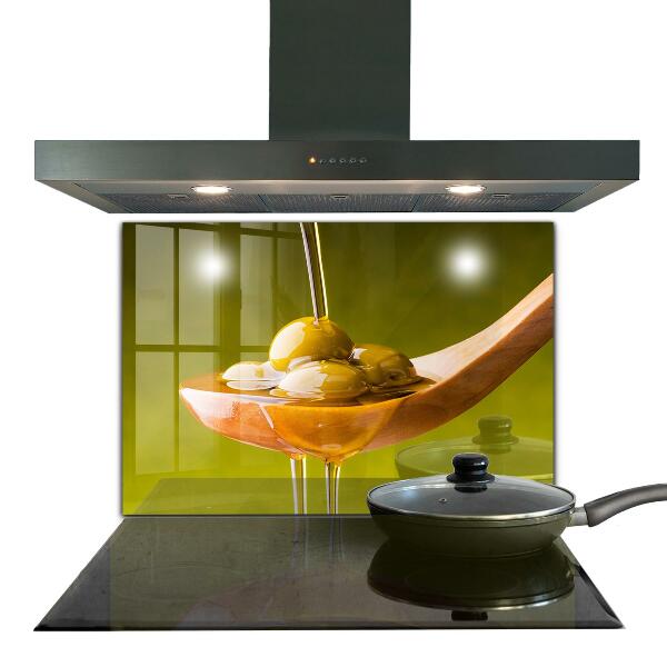 Konyhai panel Frissen sajtolt olívaolaj