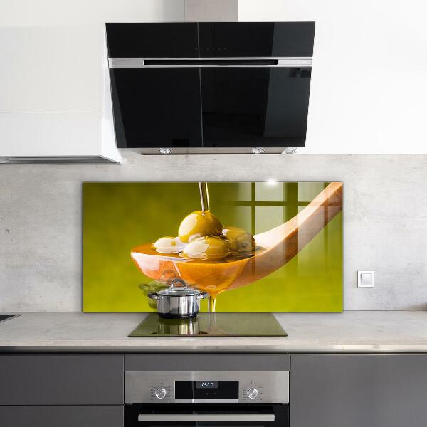 Konyhai panel Frissen sajtolt olívaolaj