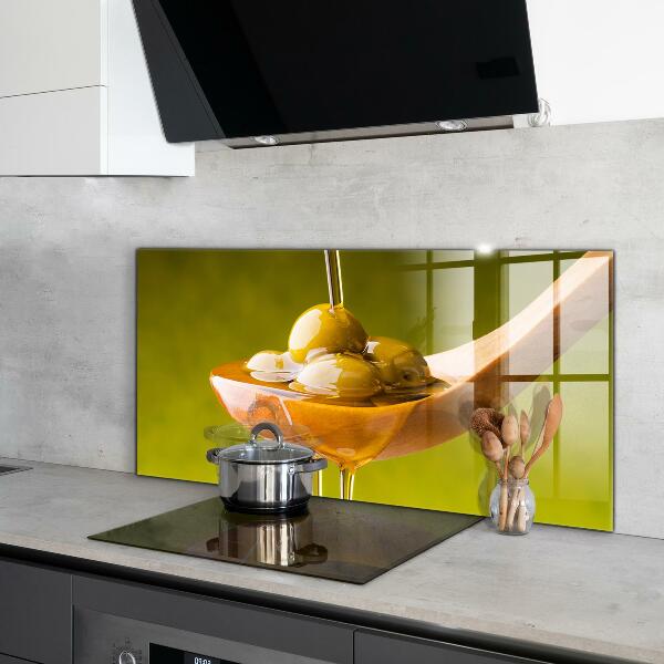 Konyhai panel Frissen sajtolt olívaolaj