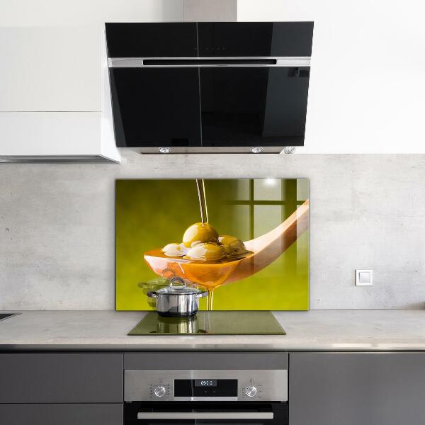 Konyhai panel Frissen sajtolt olívaolaj