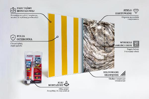 Konyhai panel Fa kéreg törzse