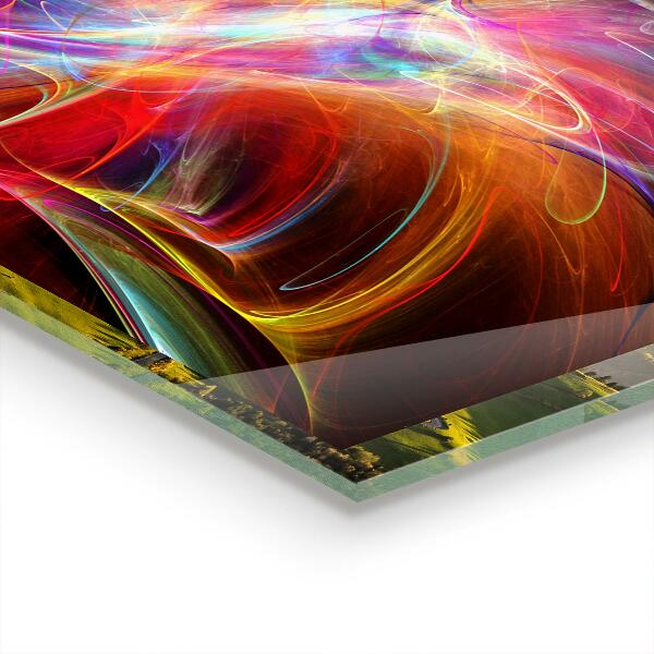 Konyhai panel Absztrakt vibráló energia