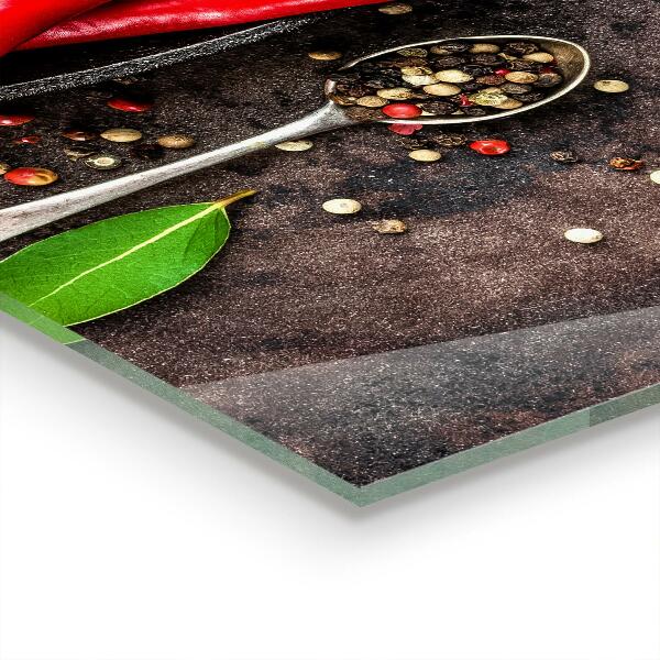 Konyhai panel Csípős paprika főzés