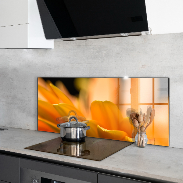 Konyhai fali panel Gerber virág