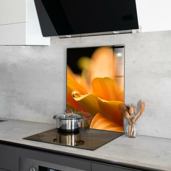 Konyhai fali panel Gerber virág