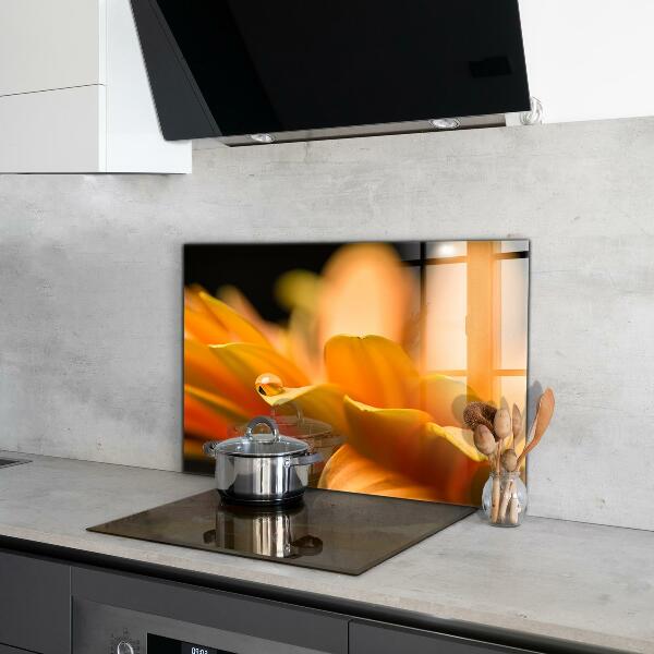 Konyhai fali panel Gerber virág