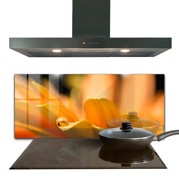 Konyhai fali panel Gerber virág