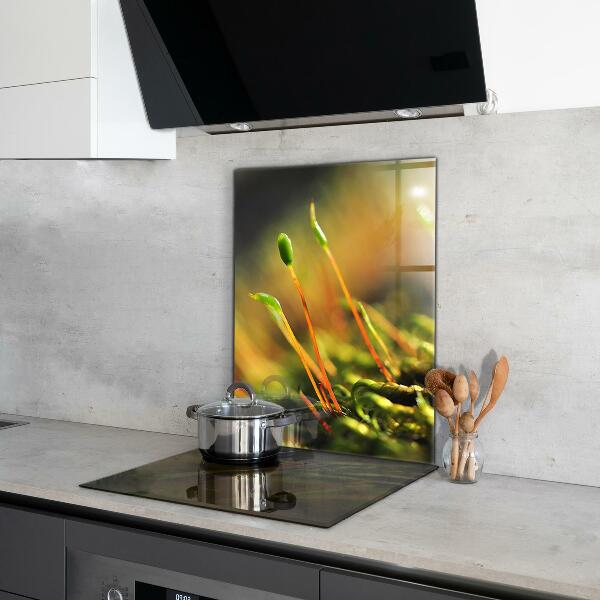 Konyhai fali panel Erdei moha részletek