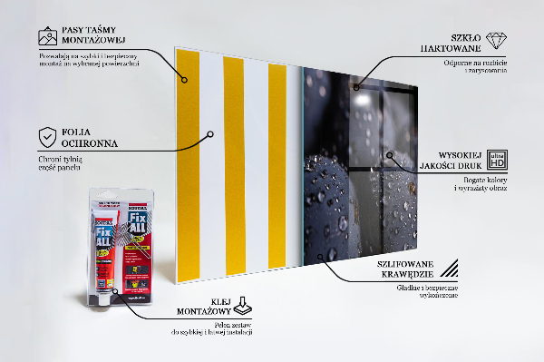 Konyhai panel Lédús áfonya