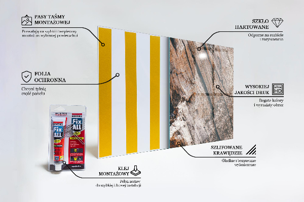 Konyhai üveg panel Fa kéreg törzs textúrája
