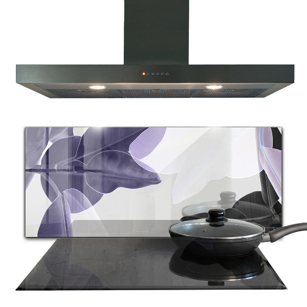 Konyhai fali panel Egzotikus levelek illusztráció