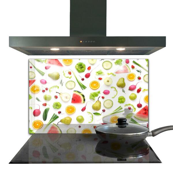 Konyhai panel Egészséges gyümölcsök összetétele