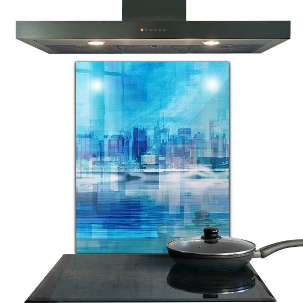 Konyhai hátfal panel Panoráma manhattan new yorkról