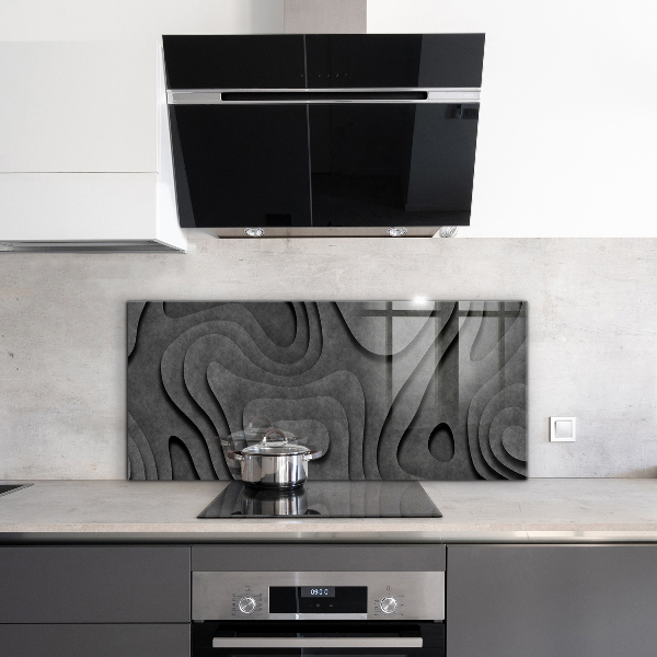 Konyhai üveg panel Szürke textúra absztrakció