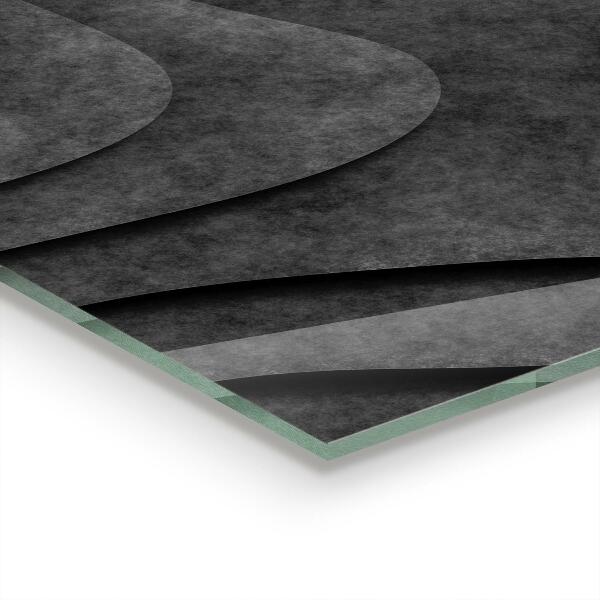 Konyhai üveg panel Szürke textúra absztrakció