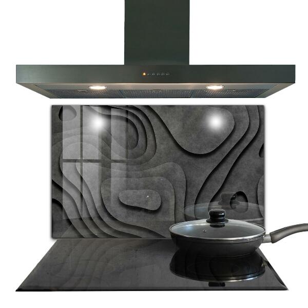 Konyhai üveg panel Szürke textúra absztrakció