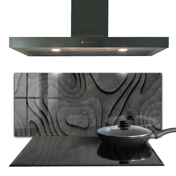 Konyhai üveg panel Szürke textúra absztrakció