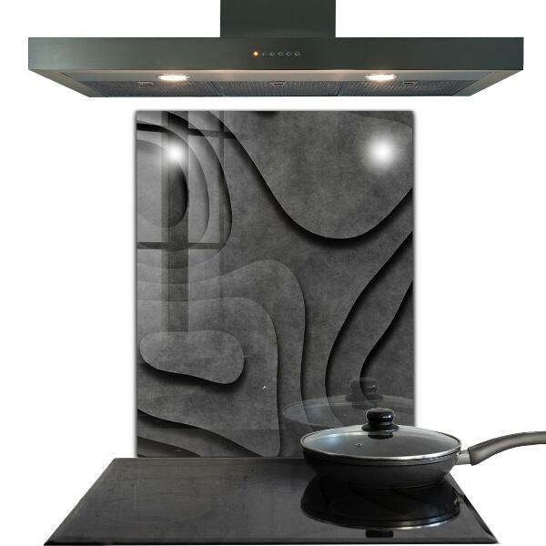 Konyhai üveg panel Szürke textúra absztrakció