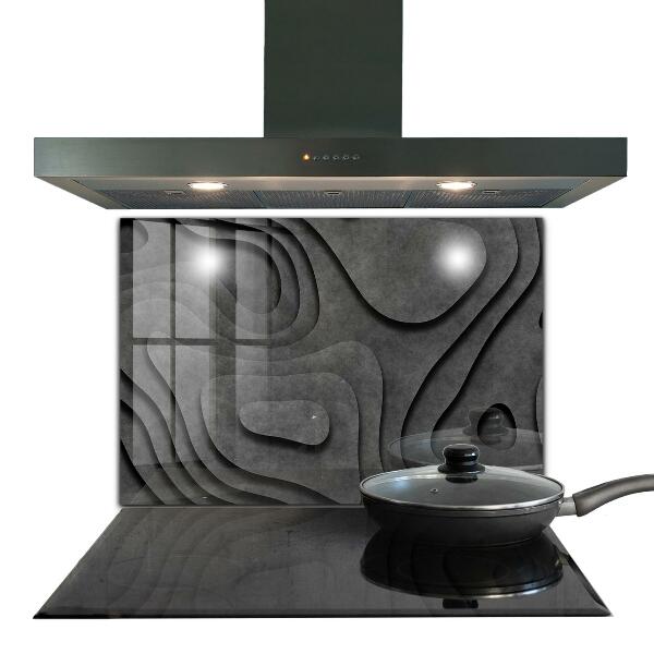 Konyhai üveg panel Szürke textúra absztrakció