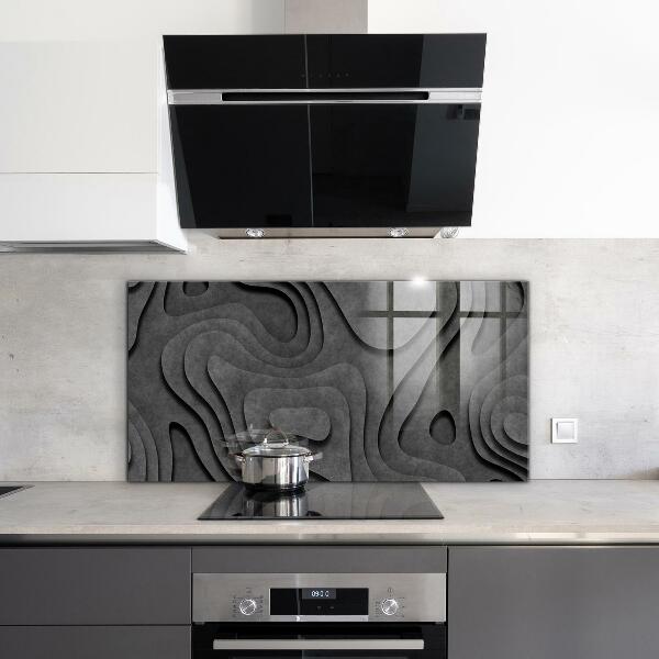 Konyhai üveg panel Szürke textúra absztrakció