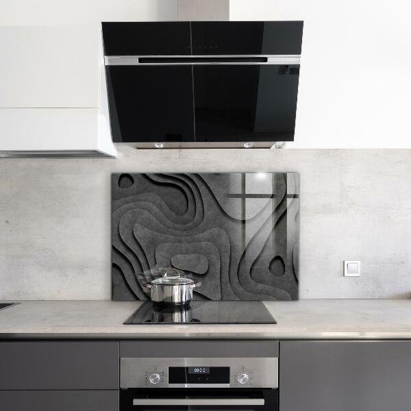 Konyhai üveg panel Szürke textúra absztrakció