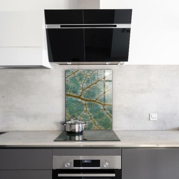 Konyhai fali panel Levél textúra