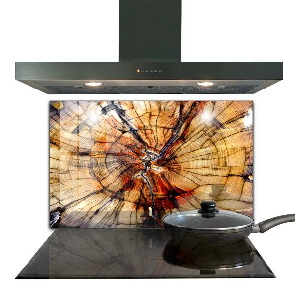 Konyhai hátfal panel Természetes fa szemcsék