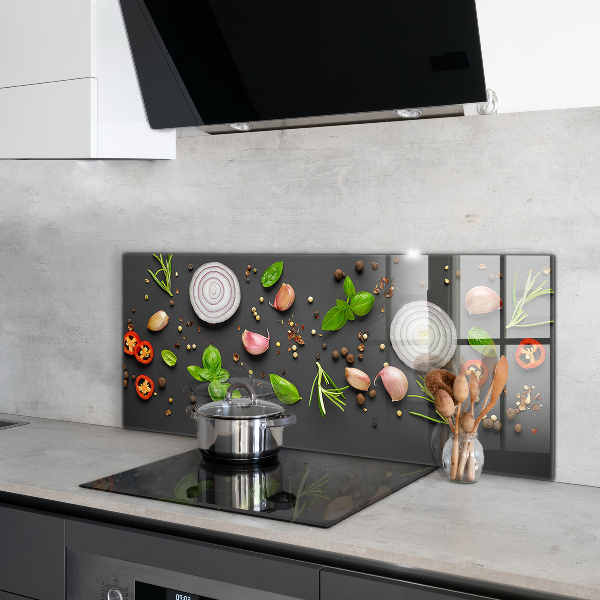 Konyhai panel Fűszerek olasz konyha