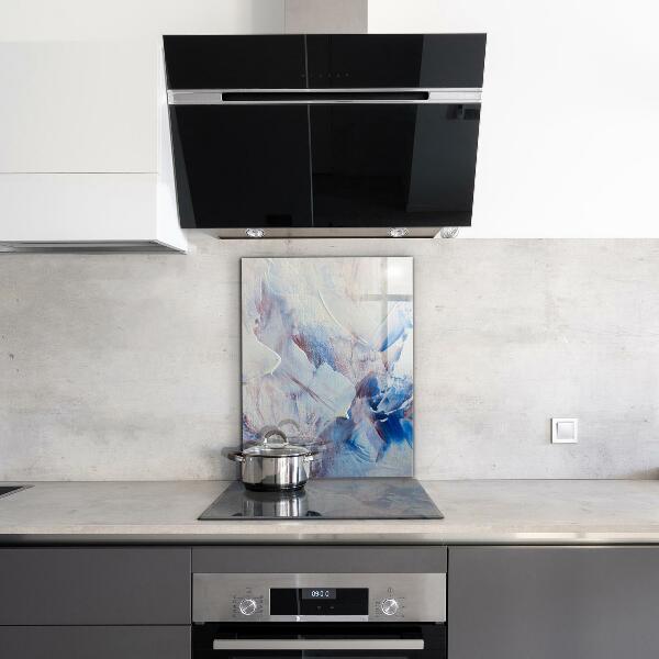 Konyhai üveg panel Textúra festék absztrakció