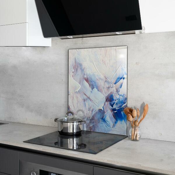 Konyhai üveg panel Textúra festék absztrakció