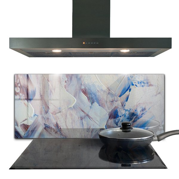 Konyhai üveg panel Textúra festék absztrakció