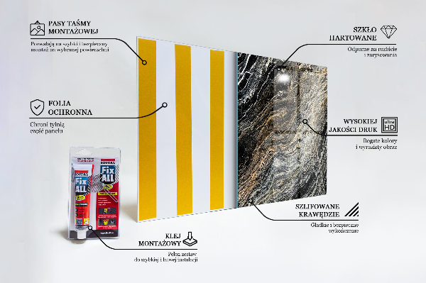 Konyhai panel Márvány gránit textúra