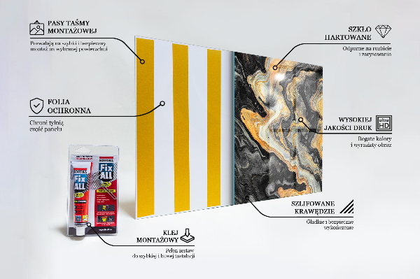 Konyhai panel Márvány modern művészet