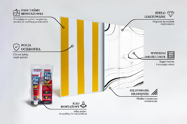 Konyhai panel Finom textúra