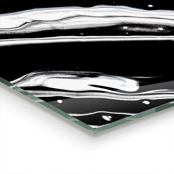 Konyhai panel Monokróm absztrakció